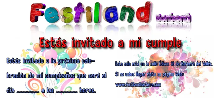 Invitació Festiland