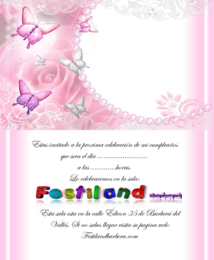 Invitació Infantil