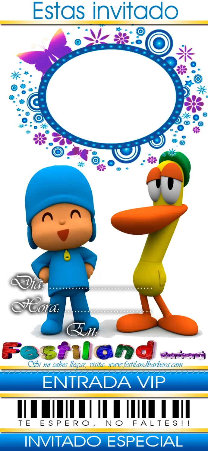 Invitació Pocoyo